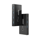 UGREEN USB 3.0 4-Port Switch Box, with 1.5m USB Cables