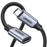 UGREEN Type-C 3.1 Gen2 Extension Cable – 10Gbps, PD 100W (1m)