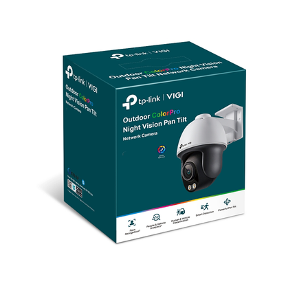 TP-Link VIGI 4MP Outdoor Night-Piercing Color Vision Pan-Tilt Network Camera