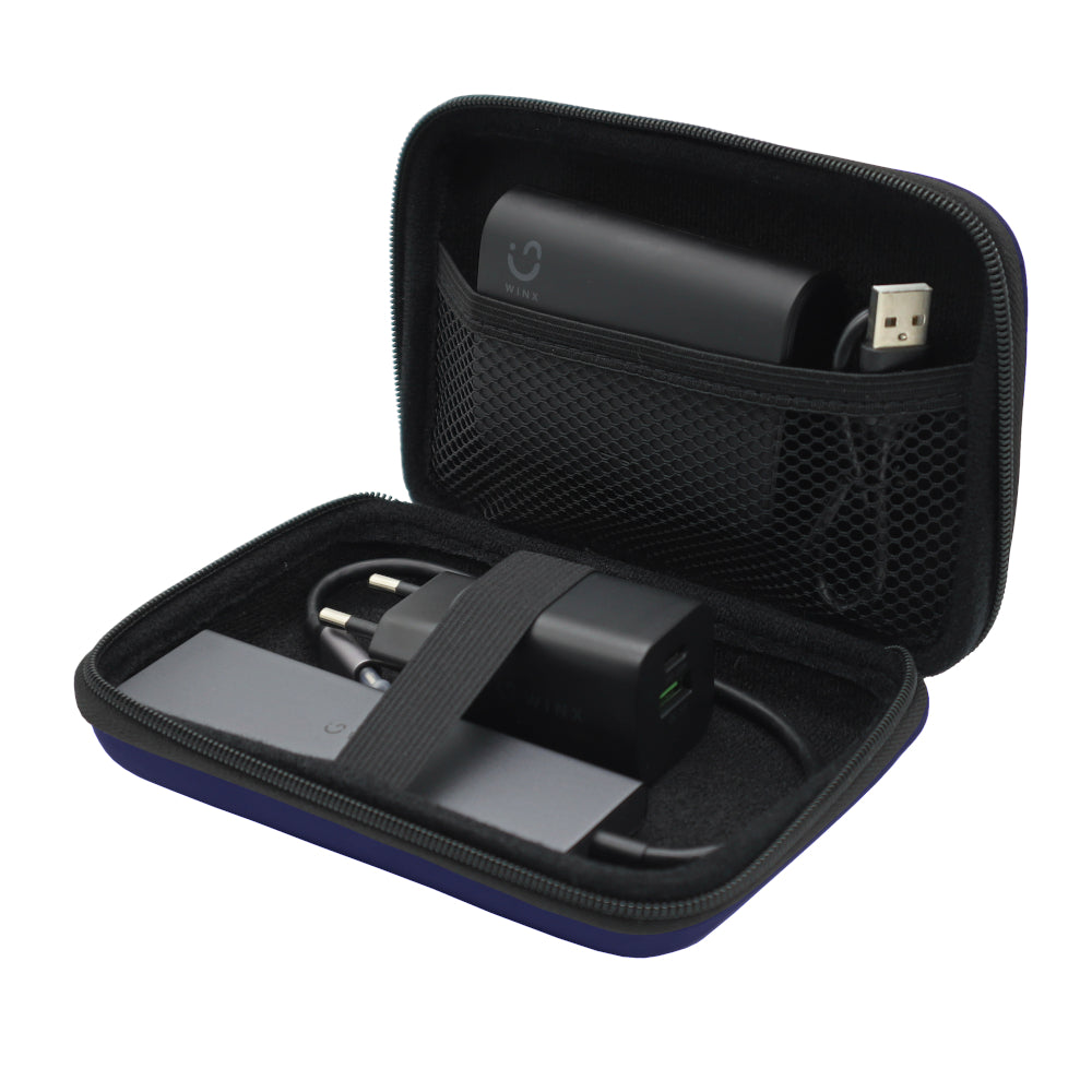 Winx Go Rugged Hardshell Protective Carry Case - Blue