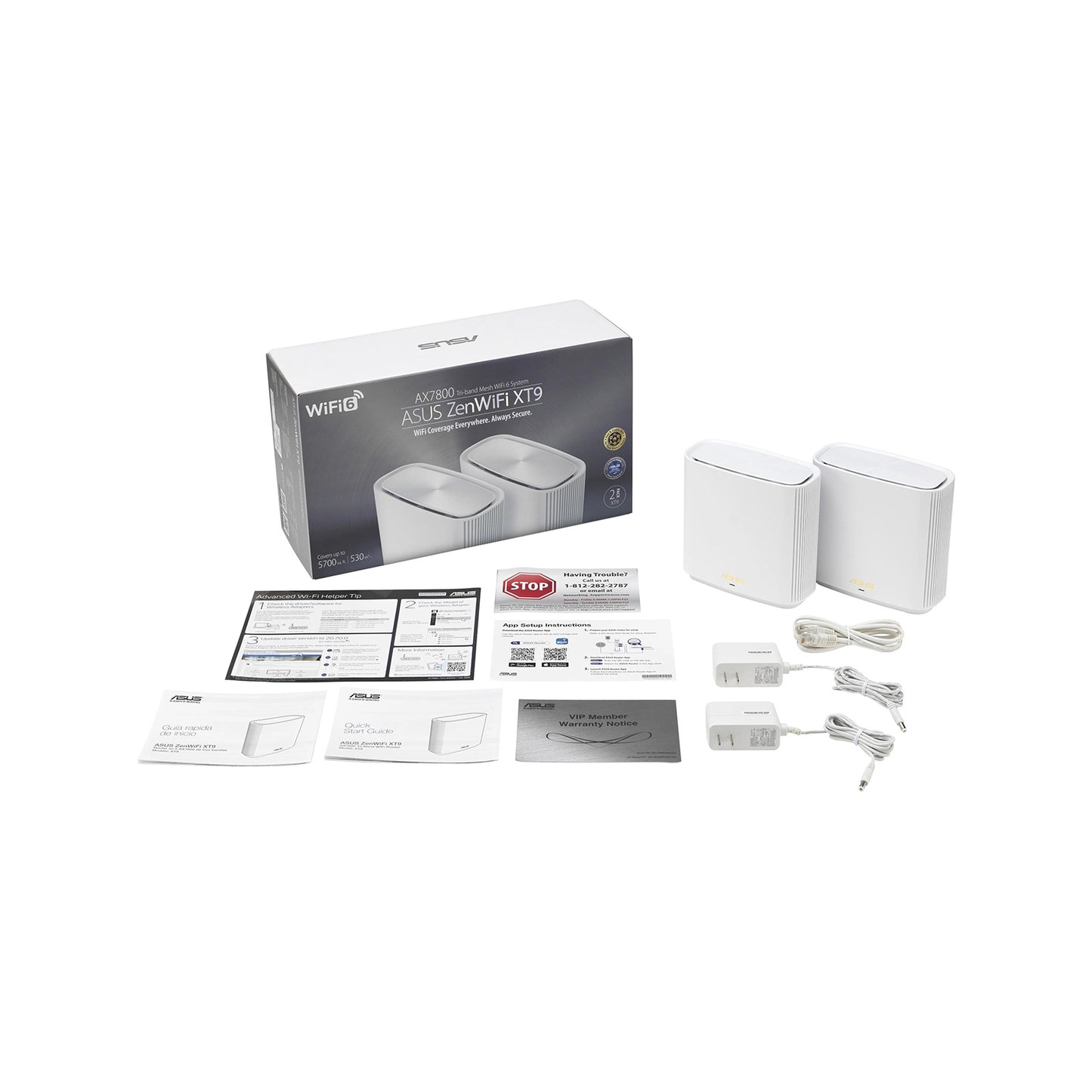 Asus ZenWi-Fi XT9 2-Pack AX7800 Access Point