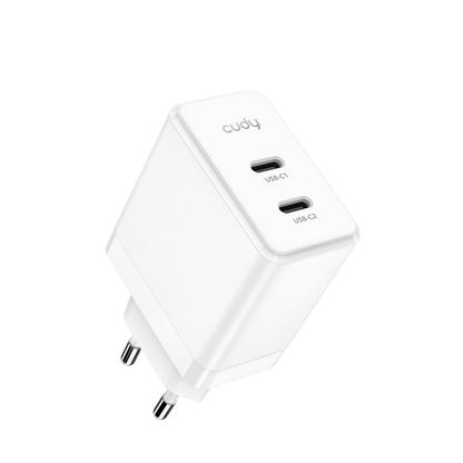 Cudy 40W 2 Port USB-C Fast Charging Adapter