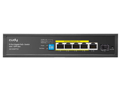 Cudy 5 Port Gigabit 4 PoE 120W 1SFP Switch
