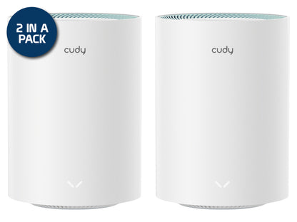 Cudy Dual Band WiFi 5 1200Mbps Gigabit Mesh 2 Pack