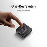 UGREEN CM217-50966 2-in-1 Bi-Directional 4K HDMI Switcher - Black