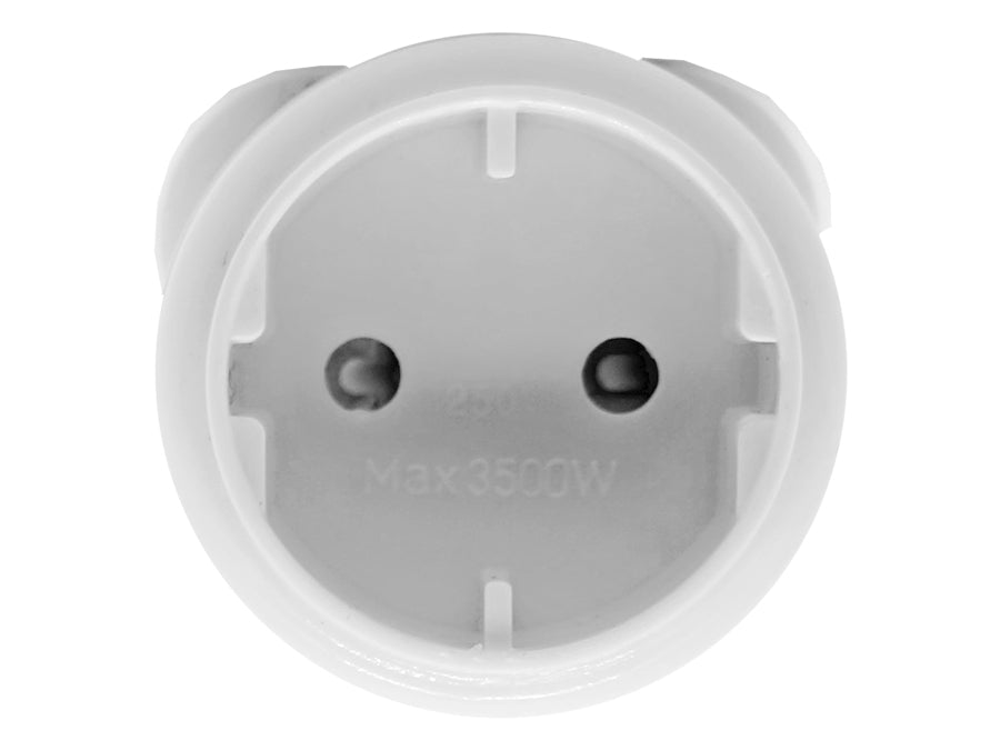 2-Pin Schuko to 16A 3-Pin Adaptor