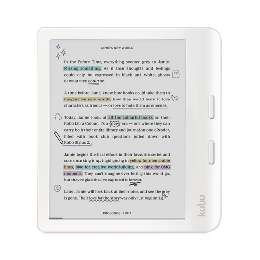 Kobo Libra Colour White — Front