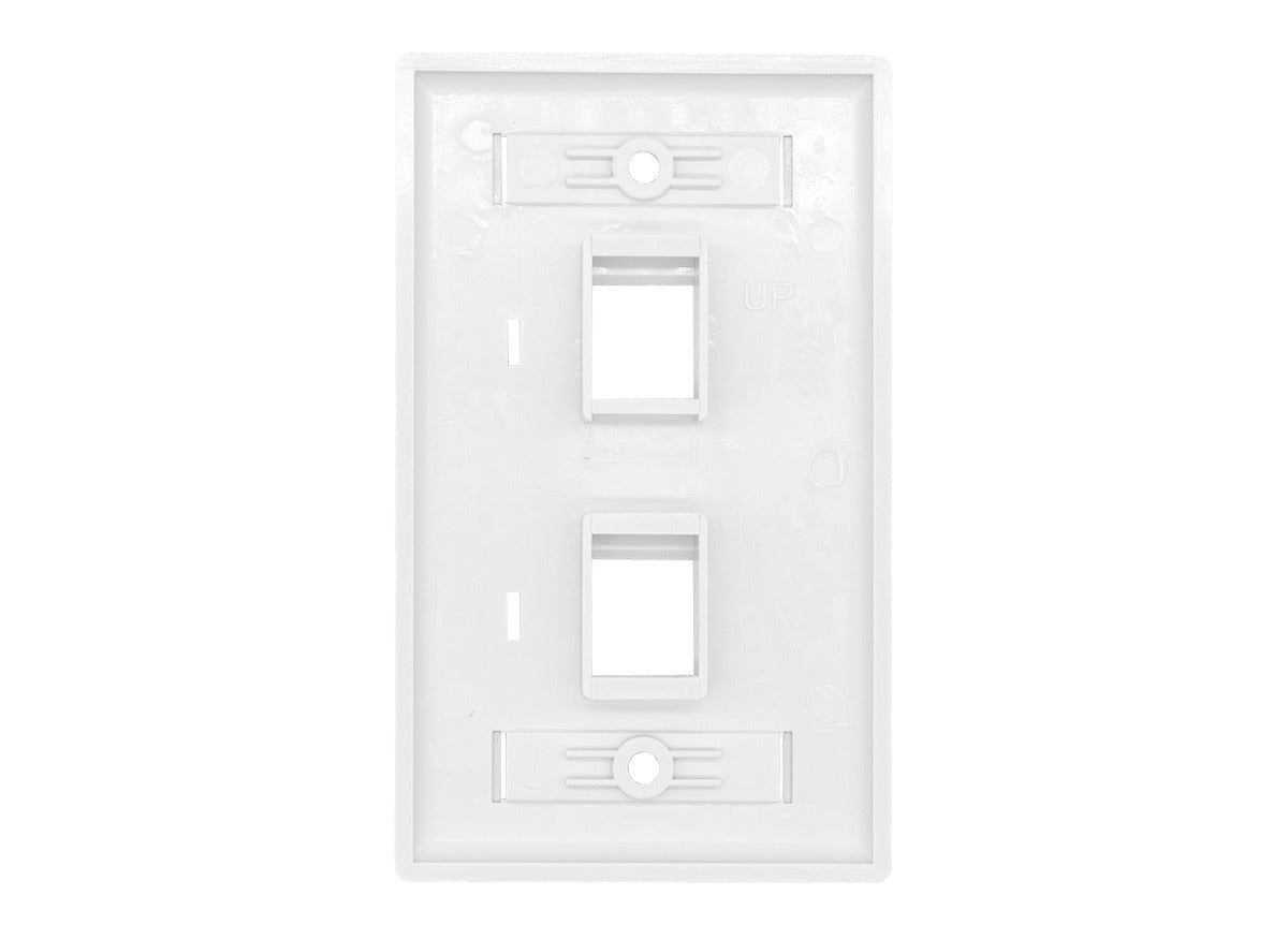 Linkbasic Two Port Faceplate 115 x 70mm