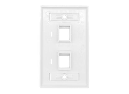 Linkbasic Two Port Faceplate 115 x 70mm