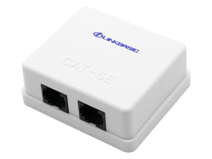 Linkbasic Cat5e Double Surface Mount Box