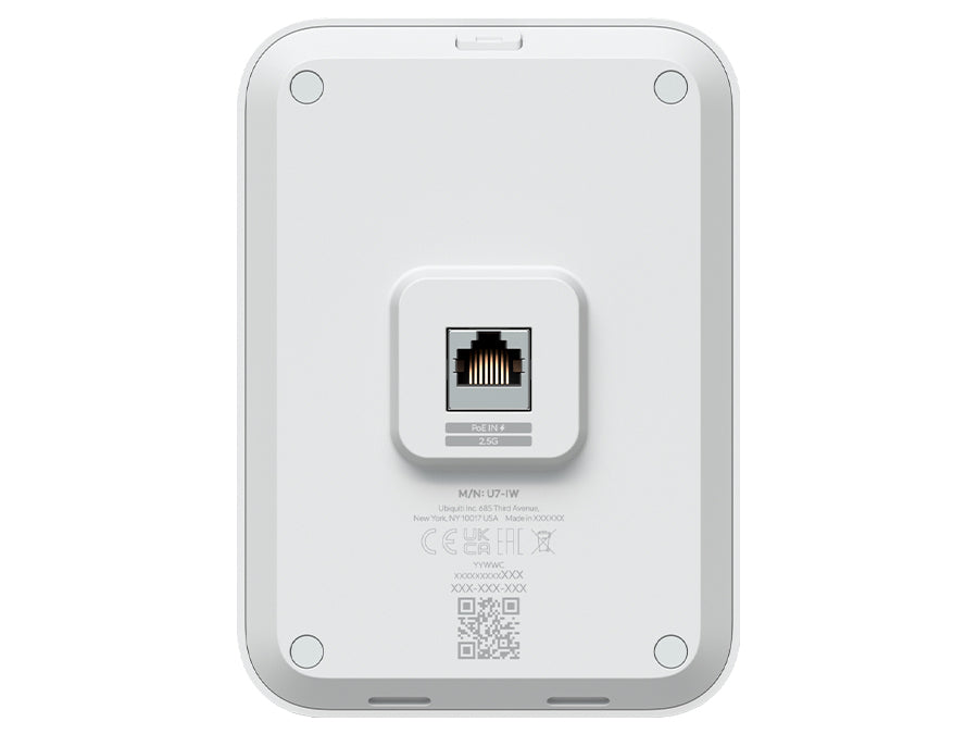 Ubiquiti UniFi Dual Band WiFi 7 2.5G PoE Out In-Wall AP
