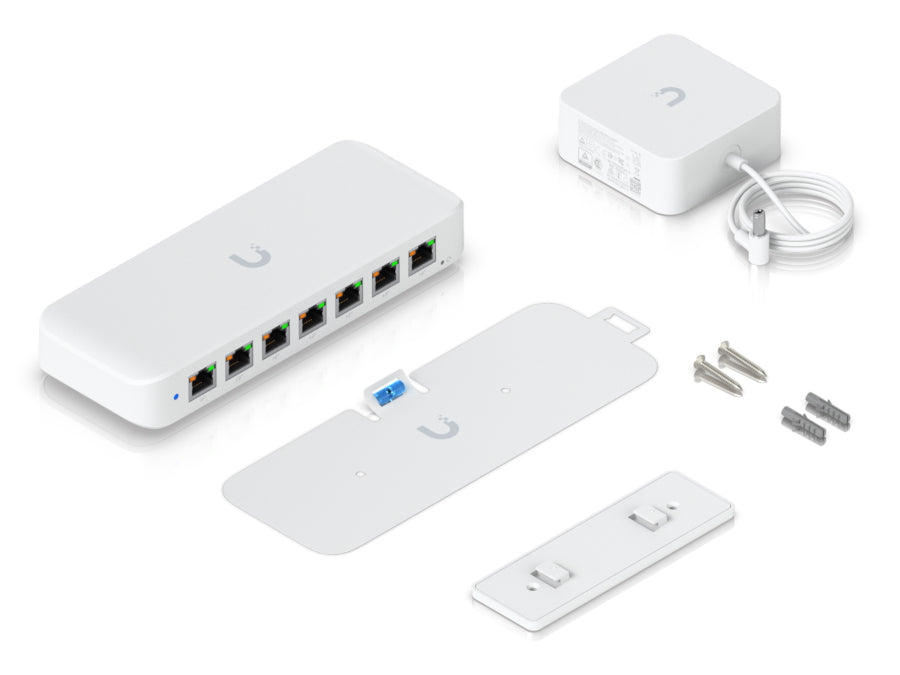Ubiquiti UniFi Switch Ultra 8 Port Gigabit 1PoE Input 7 PoE Out 52W