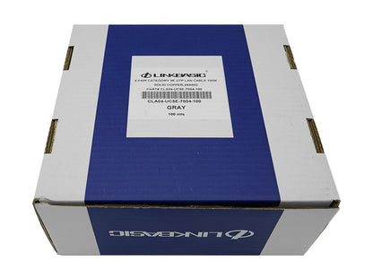 Linkbasic 100m Box Cat5e Solid Grey UTP Cable