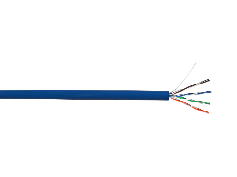 Linkbasic 305m Box Cat5e Solid Blue UTP Cable