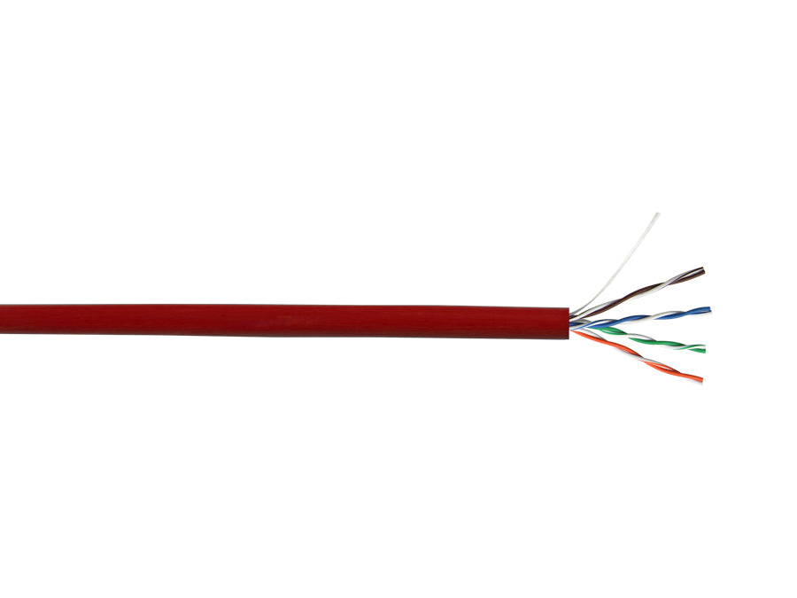 Linkbasic 305m Box Cat5e Solid Red UTP Cable