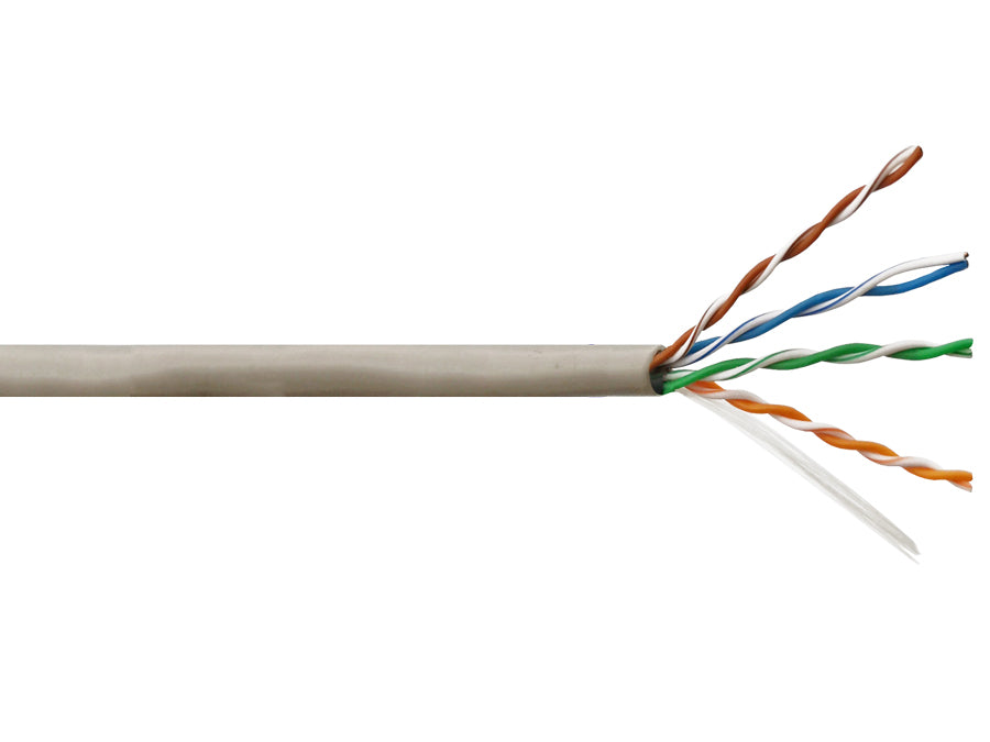 Linkbasic 500m Drum Cat5e Solid Grey UTP Cable
