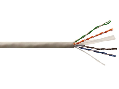 Linkbasic 500m Drum Cat6 Solid Grey UTP Cable