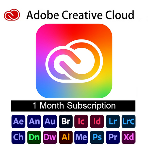 ADOBE Creative Cloud - All Apps Plan 1 Month
