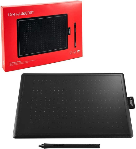 Wacom One Drawing Tablet Medium Black (Non Bluetooth)